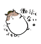 もっちりハムちゃん軍曹（個別スタンプ：1）
