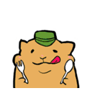 もっちりハムちゃん軍曹（個別スタンプ：6）