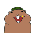 もっちりハムちゃん軍曹（個別スタンプ：40）