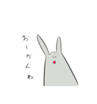 たてながうさぎ（個別スタンプ：8）