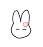 うさぎとぽちの散歩（個別スタンプ：1）