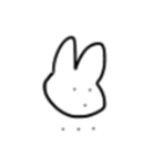 うさぎとぽちの散歩（個別スタンプ：3）