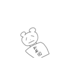 クマくまお(日常編)（個別スタンプ：3）