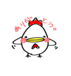 おでぶニワトリ（個別スタンプ：3）