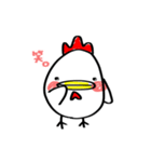 おでぶニワトリ（個別スタンプ：9）