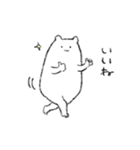 ゆるゆるのくま（個別スタンプ：3）