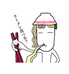 玉子兄さんは麺もお好き（個別スタンプ：19）