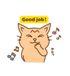 ゆる猫スタンプ～英語編～（個別スタンプ：10）