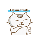 ゆる猫スタンプ～英語編～（個別スタンプ：16）
