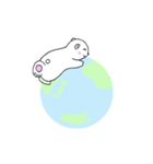 いざ！白くま（個別スタンプ：9）