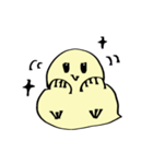 シンプル ひよこちゃん（個別スタンプ：3）