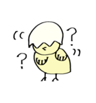 シンプル ひよこちゃん（個別スタンプ：18）