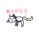 子供がかいたネコスタンプ（個別スタンプ：15）