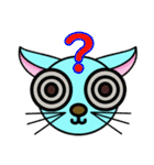 水色 にゃんしー（個別スタンプ：24）