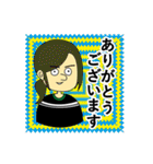 愉快な仲間たちの挨拶スタンプ（個別スタンプ：9）