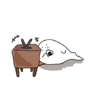 おばけの日常（使いやすい）（個別スタンプ：1）