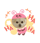ゆるふわももちゃん♡（個別スタンプ：1）