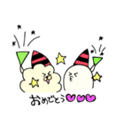 ふわふわもこもこ犬とおばけのぴーこっく（個別スタンプ：10）