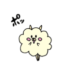 ふわふわもこもこ犬とおばけのぴーこっく（個別スタンプ：19）