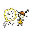 麦わら帽子ちゃん（個別スタンプ：34）