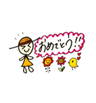 麦わら帽子ちゃん（個別スタンプ：40）