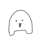 へんなしろい生き物（個別スタンプ：2）