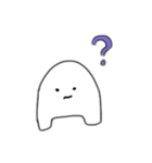 へんなしろい生き物（個別スタンプ：13）