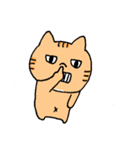あごの白いねこ（個別スタンプ：27）