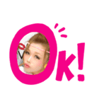 ゆんちゃんスタンプ①若いVer♡笑（個別スタンプ：1）