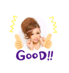 ゆんちゃんスタンプ①若いVer♡笑（個別スタンプ：4）