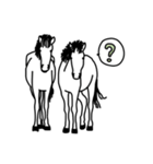 はしっこの島の馬スタンプ（個別スタンプ：9）