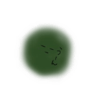 ゆるいふわふわまりも（個別スタンプ：13）