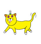 花猫のスタンプ（個別スタンプ：4）