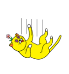 花猫のスタンプ（個別スタンプ：17）