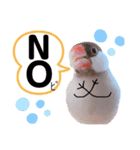 シナモン文鳥スタンプ（個別スタンプ：6）