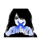 キツネ目の女（個別スタンプ：3）