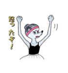 バレリーナを夢見るプードル（個別スタンプ：24）