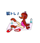 バレリーナを夢見るプードル（個別スタンプ：35）