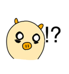 元気なブタさんスタンプ（個別スタンプ：15）