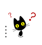黒猫です カスタム（個別スタンプ：18）