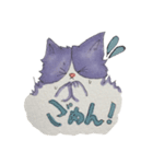 ゆるい猫のどんすこ（個別スタンプ：4）