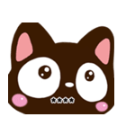 小さい黒猫スタンプ【カスタム編パート2】（個別スタンプ：1）