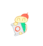 ちょっと優しい生き物たち（個別スタンプ：1）