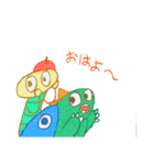 ちょっと優しい生き物たち（個別スタンプ：3）