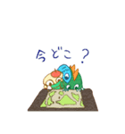 ちょっと優しい生き物たち（個別スタンプ：9）