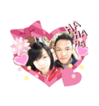 しげにゅー＆あさにゅーLOVE LOVE（個別スタンプ：4）