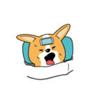 コーギーのんびり物語（個別スタンプ：9）