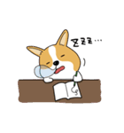 コーギーのんびり物語（個別スタンプ：12）