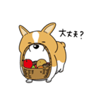 コーギーのんびり物語（個別スタンプ：21）