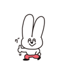 みみがながすぎるウサギ（個別スタンプ：7）